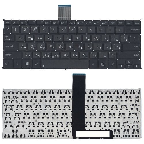 Клавиатура для ноутбука ASUS F200CA F200LA F200MA черная, без рамки, плоский Enter клавиатура для ноутбука asus f200ca f200la f200ma черная без рамки плоский enter