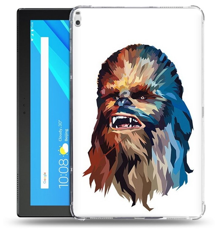 Чехол задняя-панель-накладка-бампер MyPads star wars звездные войны для Lenovo Tab 4 10 Plus TB-X704L/F противоударный