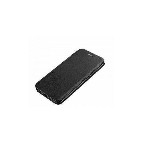 Глянцевый водоотталкивающий книжка флип подставка на силиконовой основе с отсеком для карт с магнитной крышкой для Xiaomi RedMi Note 9 черный