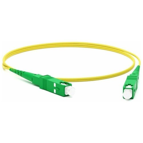 Патч-корд Hyperline 1м (FC-S2-9-SC/AR-SC/AR-H-1M-LSZH-YL) пигтейл vimcom pt mm62 0 9 st 1 5 62 5 125 st 1 5m