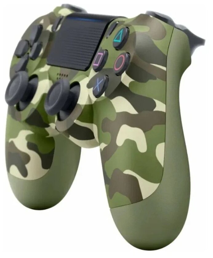 Геймпад для игровой приставки джойстик дуалшок смартфона ПК Sony PlayStation PS4 DualShock Bluetooth беспроводной красный хаки