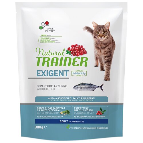 Trainer Natural NEW Exigent сухой корм для привередливых кошек (океаническая рыба) 300г