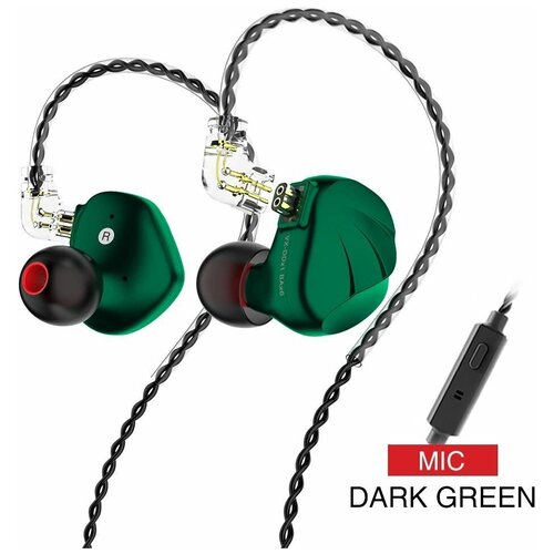 TRN VX с микрофоном (зеленый)