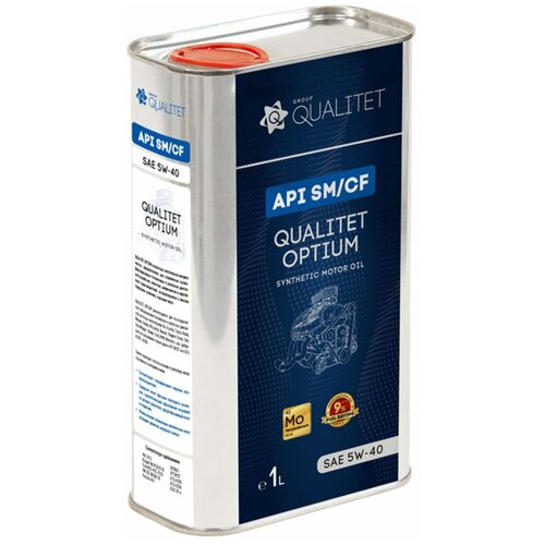 Моторное масло (1 л) QUALITET OPTIUM API SM/CF, SAE 5W-40 4603775080367