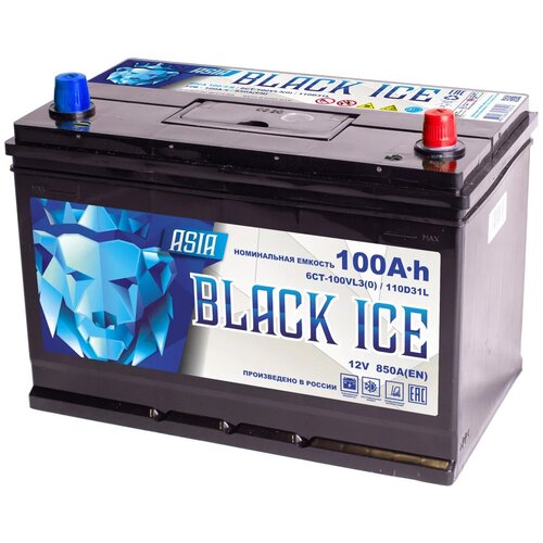 Автомобильный аккумулятор BLACK ICE Pro ASIA 110D31L 100Ah