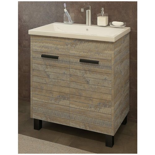 Тумба для ванной / под раковину / мебель для ванной EvaGold Daisy 70 стиль лофт 45х66х80