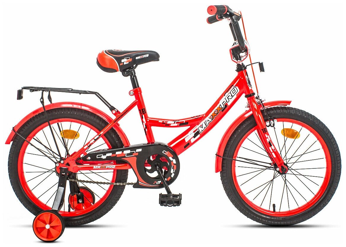 фото Детский велосипед MaxxPro 18 (2021) Оранжевый (MAXXPRO-N18-3) Ready to use