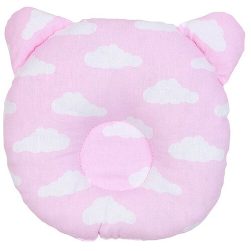 фото Подушка amarobaby first pillow 22 см облака розовый
