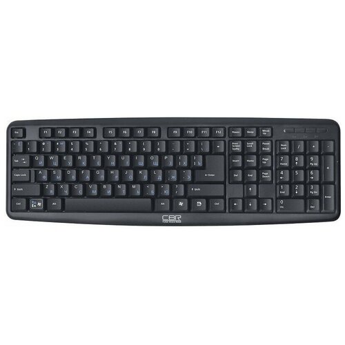 Клавиатура CBR Black (KB-109) клавиатура проводная cbr kb 890 usb черный