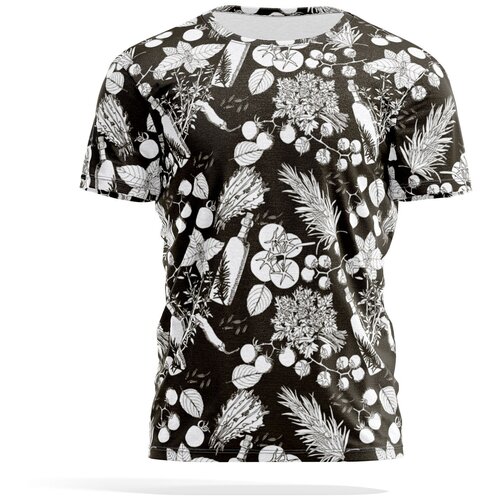 фото Футболка panin brand, размер s, серый, белый