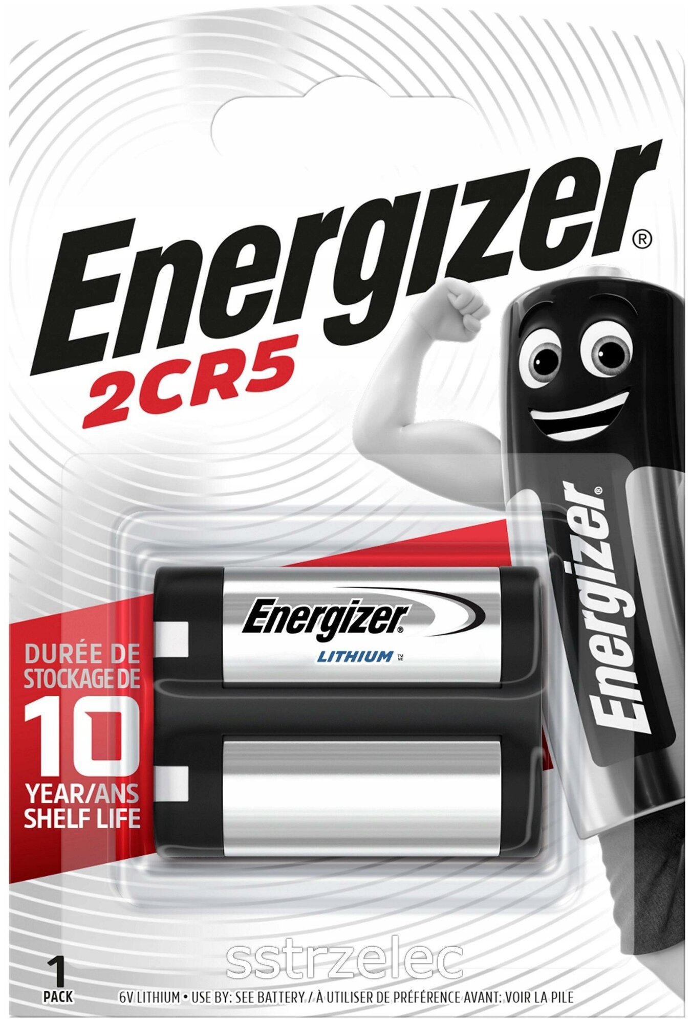 Батарейка Energizer 2CR5 Lithium 6V BL1 , 1шт.