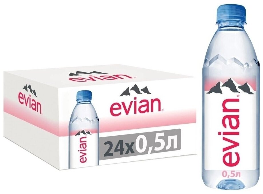 Вода Evian 0,5л*24