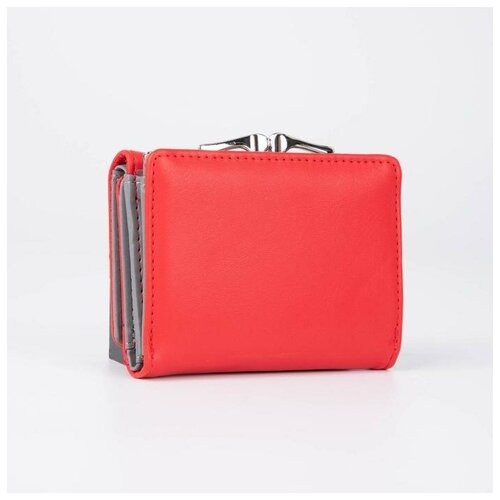 фото Кошелёк на кнопке, цвет красный нет бренда