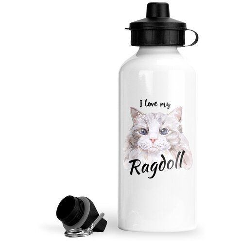 Спортивная бутылка Кошки Рэгдолл I love my Ragdoll
