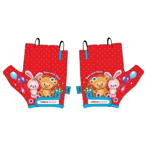 фото Перчатки vinca sport, красный