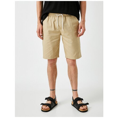 фото Шорты koton men, 1yam41510bw, цвет: beige, размер: 42