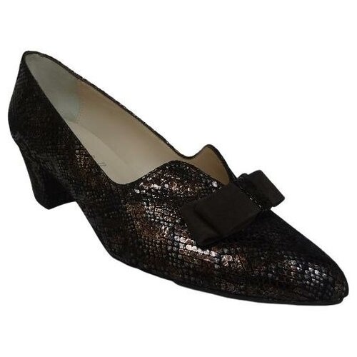 Туфли Luiza Belly женские Kiaras темно-коричневые из натуральной кожи и замши, размер 37