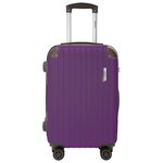 Чемодан легкий из ABS пластика Supra Luggage, кодовый замок с индивидуальной настройкой кода, 40 литров, 4 колеса с поворотом на 360 градусов - изображение