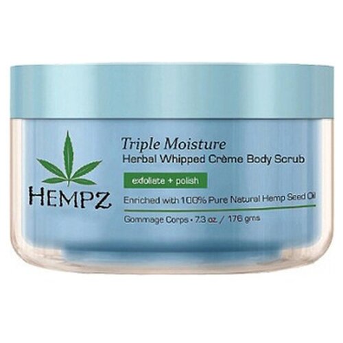 Hempz Triple Moisture - Хэмпз Трипл Мойсчер Скраб для тела Тройное увлажнение, 176 г -