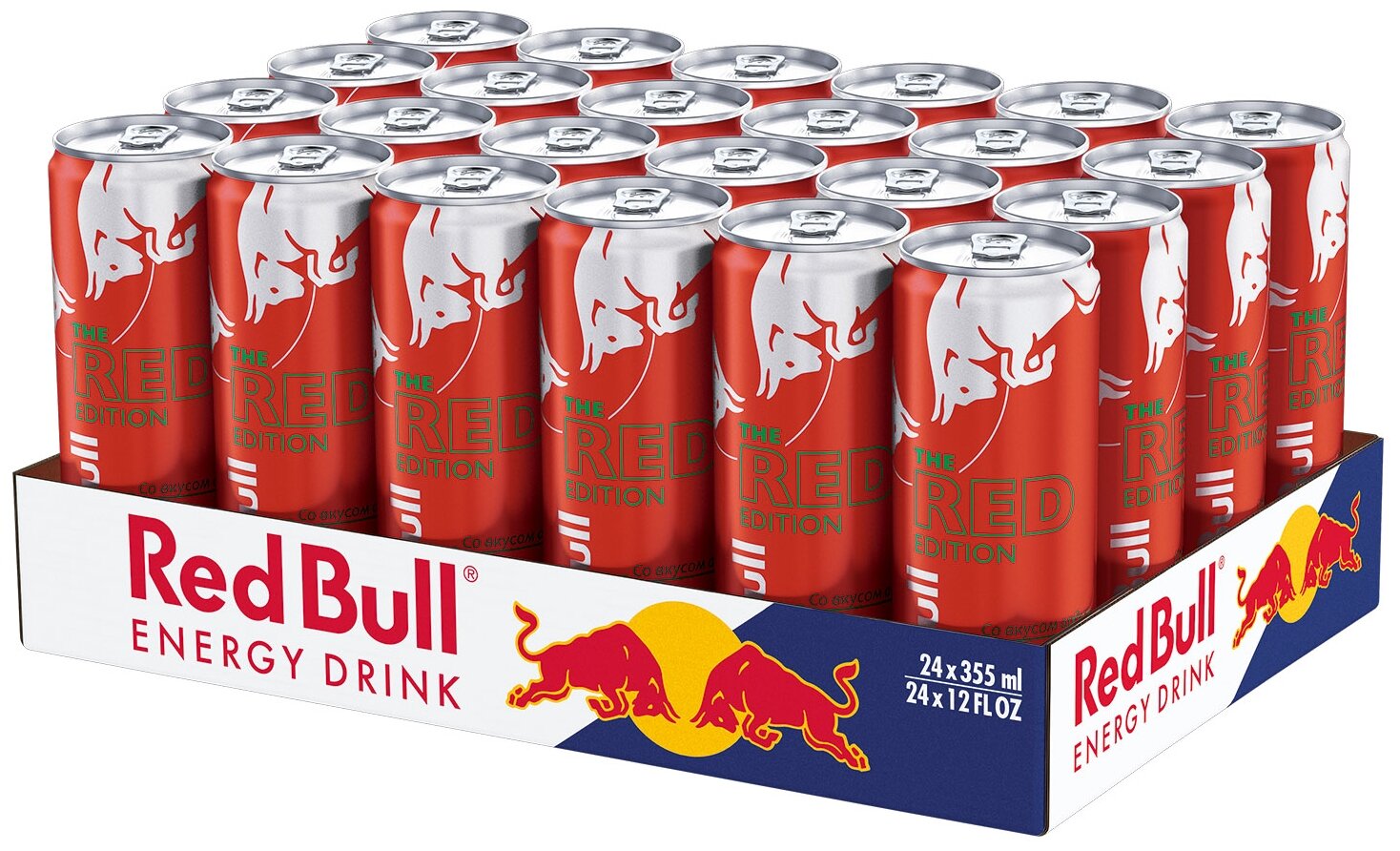 Напиток Энергетический Red Bull арбуз 0.355л х 24шт - фотография № 2