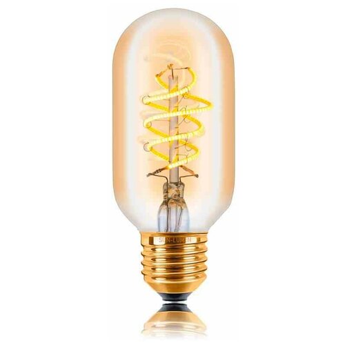 Ретро лампа светодиодная Т45 5W, E27, золотая, 057-387 Sun Lumen