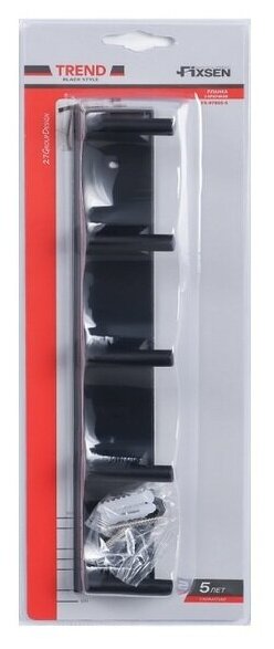 Планка 5 крючков Fixsen Trend FX-97805-5 — фото 1