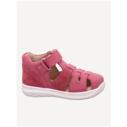 Туфли летние открытые SUPERFIT, для девочек, цвет Розовый, размер 25 розового цвета