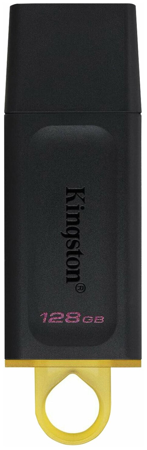 Флеш-диск 128GB KINGSTON DataTraveler Exodia разъем USB 3.2 черный/желтый DTX/128GB