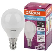 Светодиодная антибактериальная лампа Ledvance-osram OSRAM LCCLP40 5,5W/865 230VFR E14 470lm