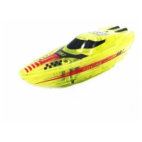 Мини катер на радиоуправлении Mini boat 987 (8 см)-Yellow