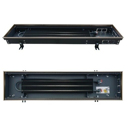 Внутрипольный конвектор Techno Usual KVZ 200-65-160000000Б с естественной конвекцией окантовка цвет бронза без решетки 14444₽