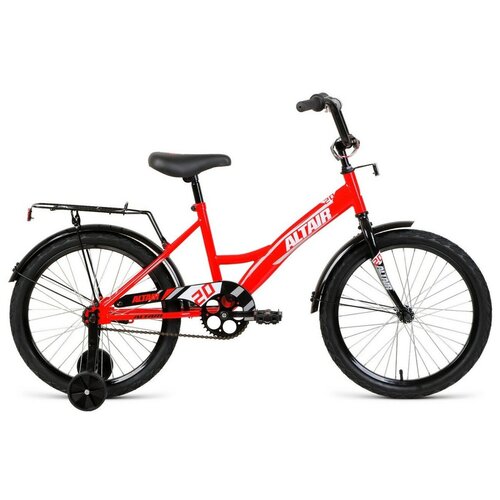 Детский велосипед Altair Kids 20, год 2022, цвет Красный-Серебристый детский велосипед altair kids 20 год 2022 цвет зеленый синий