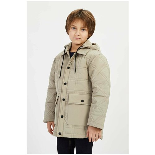 фото Куртка baon куртка для мальчика baon, размер: 134, бежевый