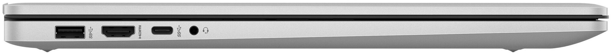 Ноутбук HP 17-cn0112ur 61R57EA Silver Core i3-1125G48G512G SSD173 FHD IPS AGUHD GraphicsWiFiBTWin11 fingerprint