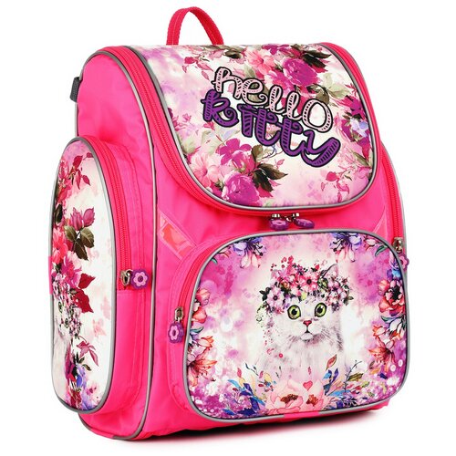 Купить Ранец Анкорд / рюкзак / портфель школьный, ортопедический, для девочки, первоклассника, ANCORD, розовый, нейлон, female