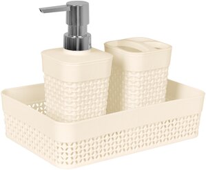 Набор для ванной Proffi 3 предмета белый (PH3360) - купить аксессуар для ванной Proffi 3 предмета белый (PH3360) по выгодной цене в интернет-магазине