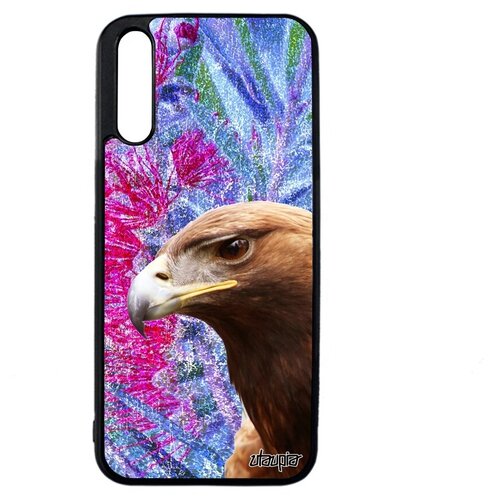 фото Противоударный чехол для смартфона // huawei y8p // "орел" дизайн царь, utaupia, розовый