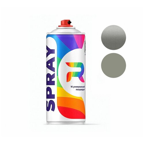 Аэрозольный баллон Dodge JM, PJM, CHA95:RJM, QJM, RJM - Lt. Silverfern (Базовая краска, Перламутровый двухслойный, Серый) 520 мл.