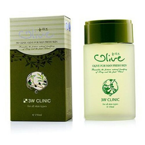 [3W CLINIC] Эмульсия для мужчин c экстрактом оливы.Olive For Man Fresh Emulsion, 150 мл