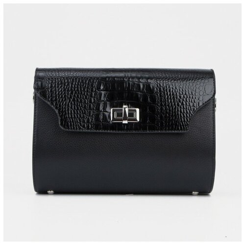 фото Мессенджер, отдел на клапане, длинный ремень, цвет чёрный gorodok