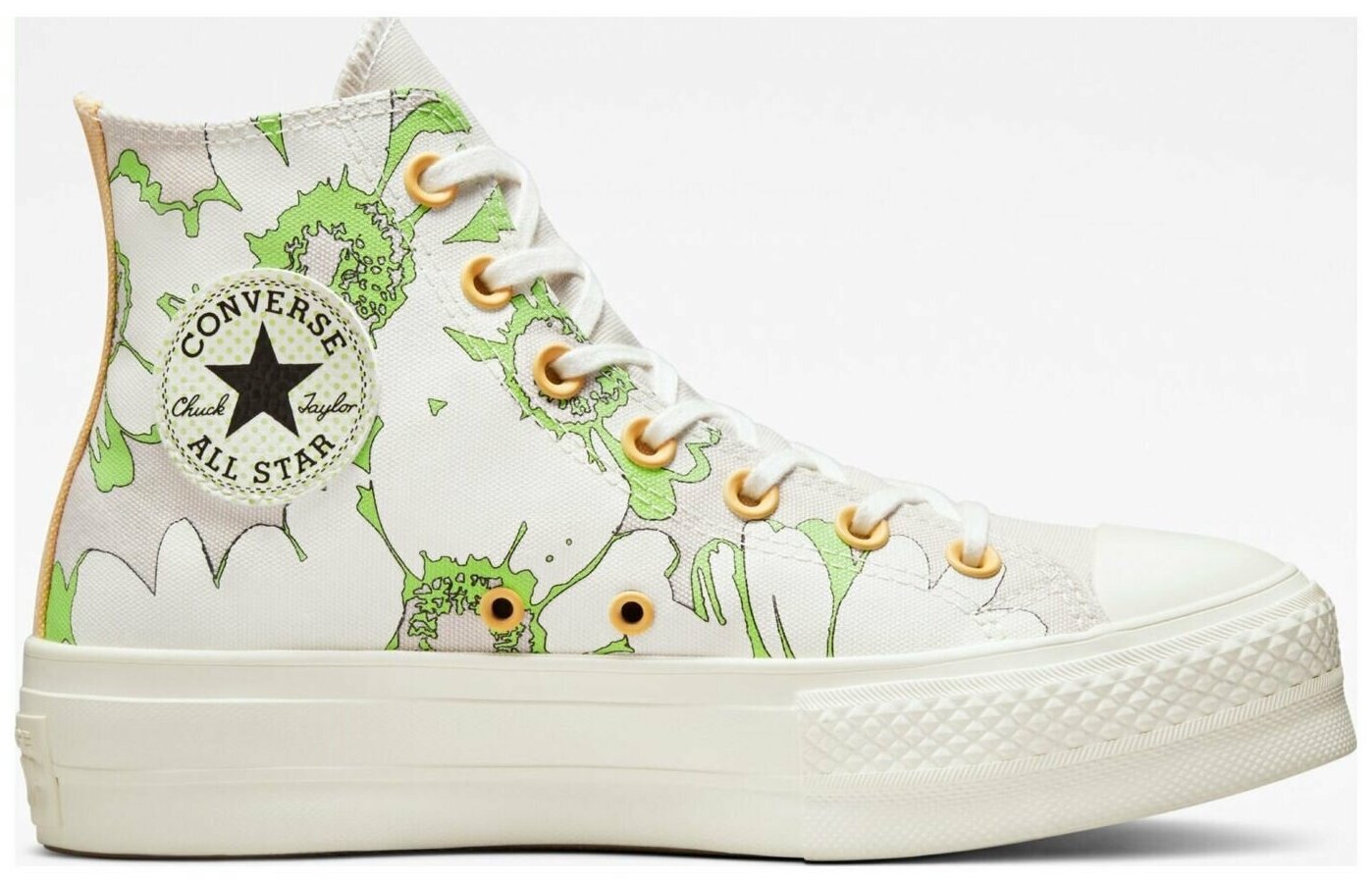 Кеды женские Converse Chuck Taylor All Star Lift A00652 высокие зеленые 