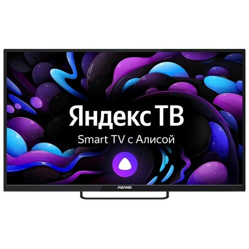 Телевизор ASANO 32LH8110T 32 1366x768 DVB-T2C HDMI 3 USB 2 Smart TV черный 1002500₽