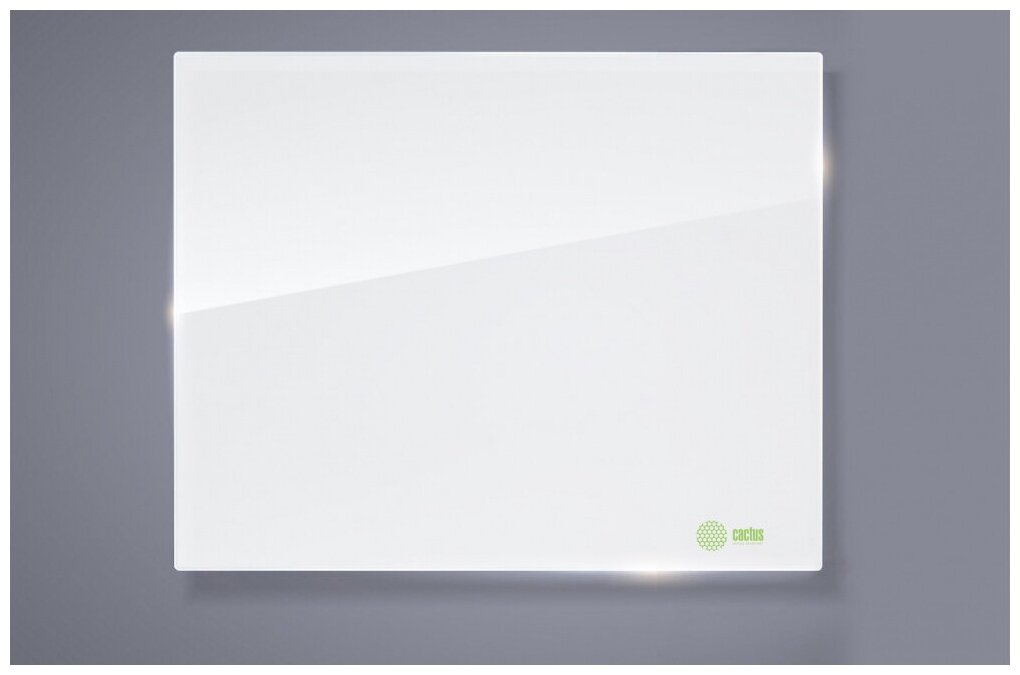 Доска стеклянная Cactus CS-GBD-120x150-UWT стеклянная ультра белый 120x150см стекло