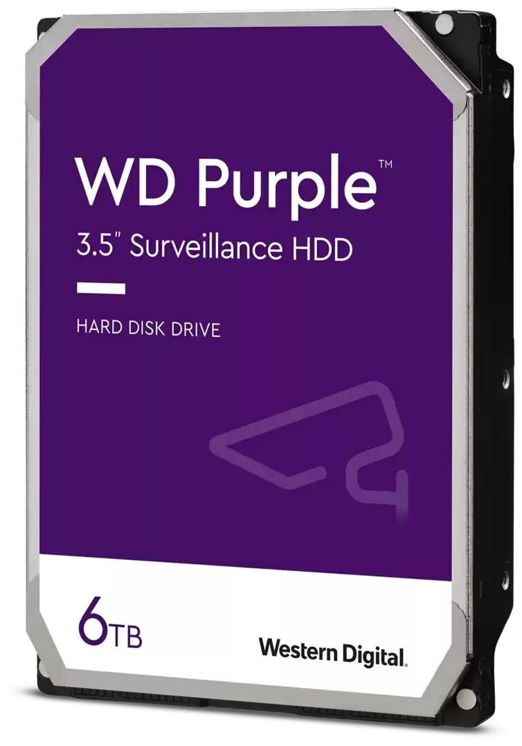 Жесткий диск WD SATA-III 6Tb WD63PURZ Purple 5640rpm 256Mb 35 WD63PURZ
