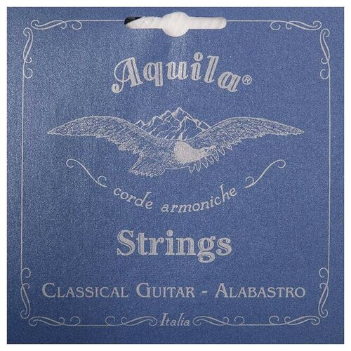 AQUILA ALABASTRO 22C басовые струны для классической гитары, сильное натяжение струны для классической гитары aquila alabastro 22c