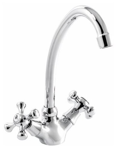 Смеситель для кухни SANTREK AQUA-405 "CLASSIC" 1/2 м/к Крест SL594 123427
