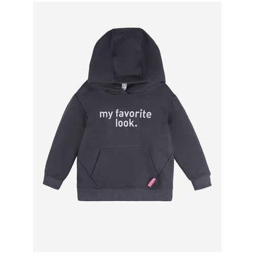 фото Толстовка bossa nova 220мпо20-461-а для девочки, цвет серый, размер 122