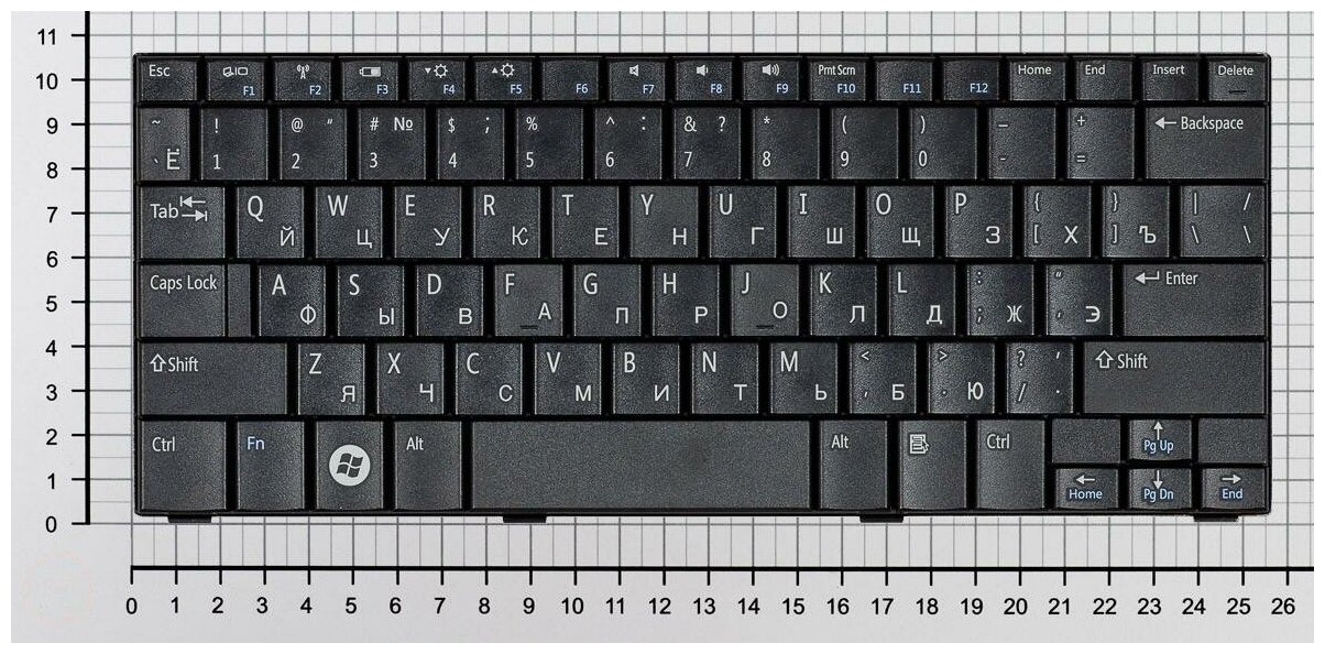 Клавиатура для ноутбука Dell PK130831A00 черная