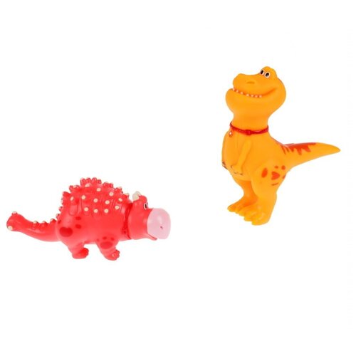 Игрушка для ванны Турбозавры трак и Анки, 10см, 2шт в сетке, капитошка (LXT-TURB-07)