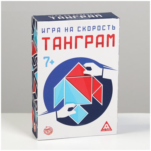 фото Развивающая игра-головоломка «танграм» на скорость, 7+ лас играс